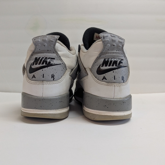 Nike Air Jordan 4 Retro OG IV White Cement Size 7Y Basketball Shoes - Picture 5 of 9